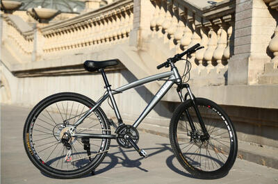 21 Speed Mountain Bike 26-Inch High-Carbon Steel Dual Disc Brakes One Wheel Speed Damping Men Women Student Bicycle
21 Speed Mountain Bike 26-Inch High-Carbon Steel Dual Disc Brakes One Wheel Speed Damping Men Women Student Bicycle