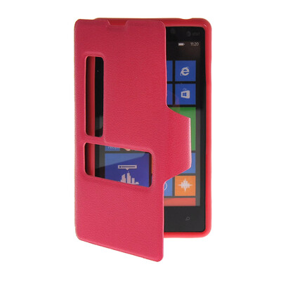 MOONCASE View Window Leather Side Flip Pouch Hard board Shell Back чехол для Nokia Lumia 820 Hot pink
MOONCASE View Window Leather Side Flip Pouch Hard board Shell Back чехол для Nokia Lumia 820 Hot pink