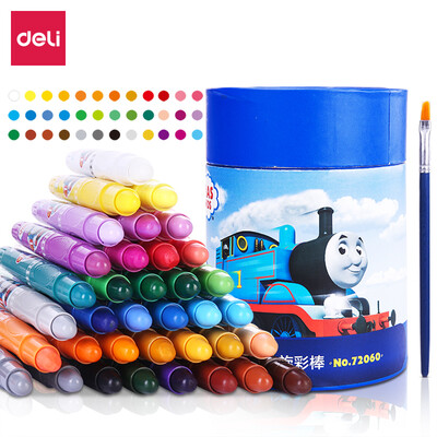 Deli Deli Thomas series students 36 color tube washable rotating oil pastels colorful stick childrens crayons 72060
Deli Deli Thomas series students 36 color tube washable rotating oil pastels colorful stick childrens crayons 72060