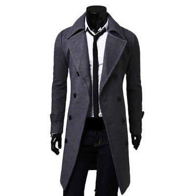CT&HF Men Elegant Temperament Woollen Coat Korea Leisure Simple Pure Color Long Sleeve Coat Men Lapel Thickening Coat
CT&HF Men Elegant Temperament Woollen Coat Korea Leisure Simple Pure Color Long Sleeve Coat Men Lapel Thickening Coat