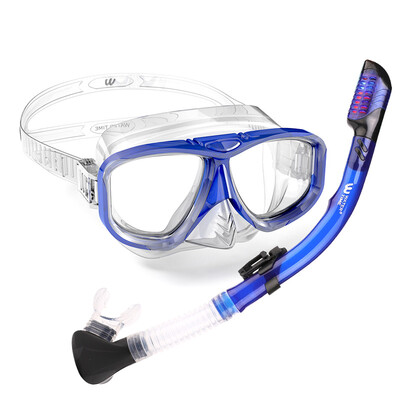 WaterTime Frog Snorkeling Snorkeling Sambo Set Goggles Adult Full Dry Snorkel Equipment Diving Mask Blue
WaterTime Frog Snorkeling Snorkeling Sambo Set Goggles Adult Full Dry Snorkel Equipment Diving Mask Blue
