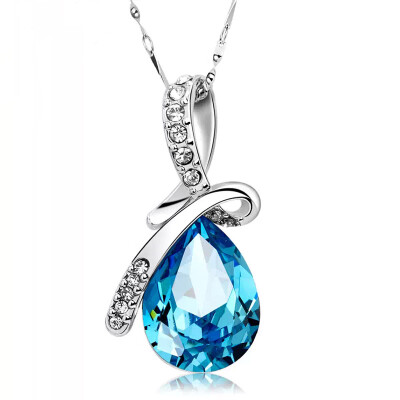 Chihiro sea wind Findwind Swarovski Elements Crystal Angel Tears Crystal Necklace female models blue CX579
Chihiro sea wind Findwind Swarovski Elements Crystal Angel Tears Crystal Necklace female models blue CX579