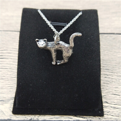 New Vintage 3D Cat Necklace Trendy Style 3D Cat Pendant Necklace Women Fashion Pet Cat Jewellery
New Vintage 3D Cat Necklace Trendy Style 3D Cat Pendant Necklace Women Fashion Pet Cat Jewellery