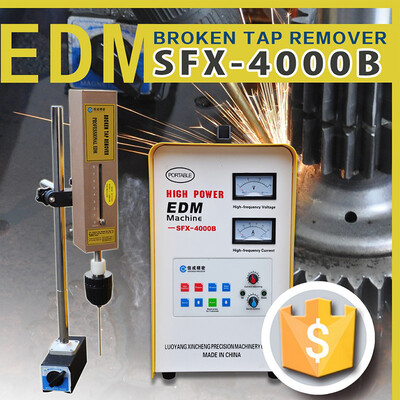 Made in China High Precision EDM Broken Tap Remover SFX-4000B for Broken Taps Drill Plug Gauge
Made in China High Precision EDM Broken Tap Remover SFX-4000B for Broken Taps Drill Plug Gauge
