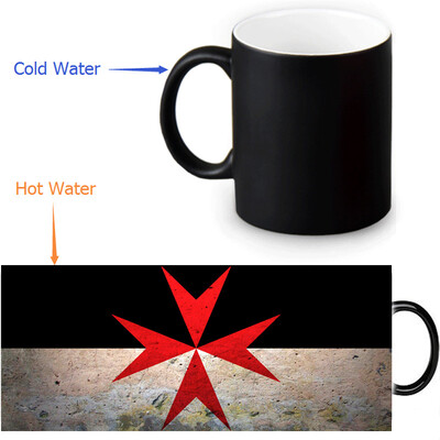 The Knights Templar 350ml/12oz Heat Reveal Mug Color Change Coffee Cup Sensitive Morphing Mugs Magic Mug Milk Tea Cups
The Knights Templar 350ml/12oz Heat Reveal Mug Color Change Coffee Cup Sensitive Morphing Mugs Magic Mug Milk Tea Cups
