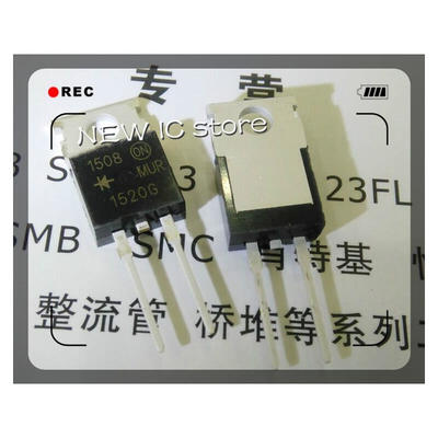 20pcslot High quality in stock Free shipping MUR1520CT MUR1520G 1520G TO220-2
20pcslot High quality in stock Free shipping MUR1520CT MUR1520G 1520G TO220-2