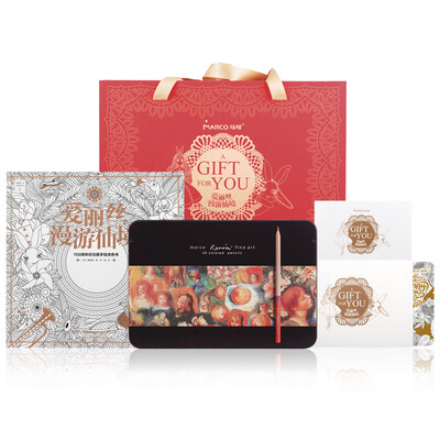 Marco 3100-48TN Renoir 48 color pencil with "Alice in Wonderland" painted 150th anniversary of the hardcover gift box
Marco 3100-48TN Renoir 48 color pencil with "Alice in Wonderland" painted 150th anniversary of the hardcover gift box