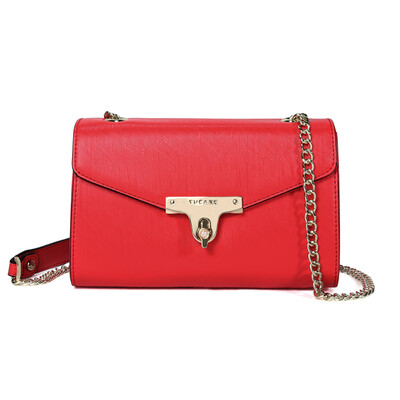 Woodpecker TUCANO trend handbags fashion chain bag solid color shoulder slung small square bag pearl lock TBK1201-20R0 red
Woodpecker TUCANO trend handbags fashion chain bag solid color shoulder slung small square bag pearl lock TBK1201-20R0 red