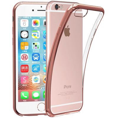 BIAZE Apple 6 6s phone shell iPhone6 6s protective cover plating TPU all-inclusive anti-drop transparent soft shell JK112-rose gold
BIAZE Apple 6 6s phone shell iPhone6 6s protective cover plating TPU all-inclusive anti-drop transparent soft shell JK112-rose gold