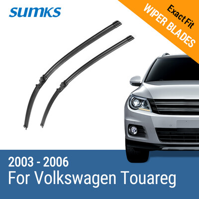 SUMKS Wiper Blades for Volkswagen Touareg 26"&26" Fit Side Pin Arms 2003 2004 2005 2006
SUMKS Wiper Blades for Volkswagen Touareg 26"&26" Fit Side Pin Arms 2003 2004 2005 2006