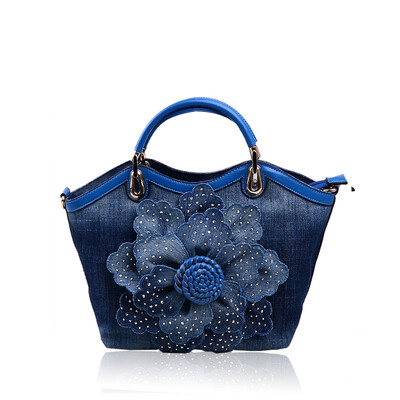 2016 Brand new denim cloth women leather handbag diamond roses canvas shoulder bag lady messenger bag large tote bag
2016 Brand new denim cloth women leather handbag diamond roses canvas shoulder bag lady messenger bag large tote bag