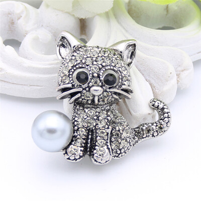 Wholesale Mini 2 Pcs Cute Cat Brooch Pin For Women Rhinestone Animal Brooches Broches Simulation Pearl Russia Lapel Corsage Pin
Wholesale Mini 2 Pcs Cute Cat Brooch Pin For Women Rhinestone Animal Brooches Broches Simulation Pearl Russia Lapel Corsage Pin