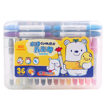 TRUECOLOR 36 color boxed students water-soluble washable oil pastels children washable crayons painting pen crystal color stick gift color book 36 color box 2071B
TRUECOLOR 36 color boxed students water-soluble washable oil pastels children washable crayons painting pen crystal color stick gift color book 36 color box 2071B