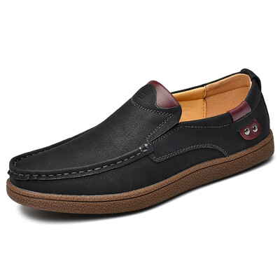 Slip-On Shoes Men Hand Stitching Microfiber Leather Non-Slip Casual Shoes Walking Loafer
Slip-On Shoes Men Hand Stitching Microfiber Leather Non-Slip Casual Shoes Walking Loafer