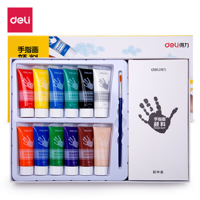 Deli deli 12 color 20ml hose loaded washable paint childrens painting graffiti finger painting art graffiti 73872
Deli deli 12 color 20ml hose loaded washable paint childrens painting graffiti finger painting art graffiti 73872