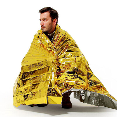 Outdoor Essential Survival PET Film Lifesaving Emergency Blanket Camping Rescue Keep Warm Blankets Insulation Sunscreen
Outdoor Essential Survival PET Film Lifesaving Emergency Blanket Camping Rescue Keep Warm Blankets Insulation Sunscreen