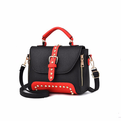 women casual solid totes rivet zipper decoration handbag high quality lady purse messenger crossbody shoulder bags
women casual solid totes rivet zipper decoration handbag high quality lady purse messenger crossbody shoulder bags