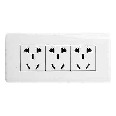 Feifei (FEIDIAO) switch socket panel four small five holes 12 hole socket A3-118 series
Feifei (FEIDIAO) switch socket panel four small five holes 12 hole socket A3-118 series