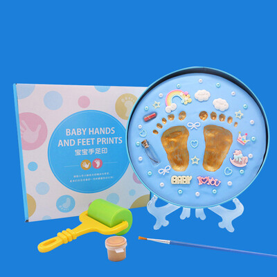 Extreme space JDKJ baby hand&foot print mud full moon newborn ink pad baby hand&foot print mud baby bottle blue section
Extreme space JDKJ baby hand&foot print mud full moon newborn ink pad baby hand&foot print mud baby bottle blue section