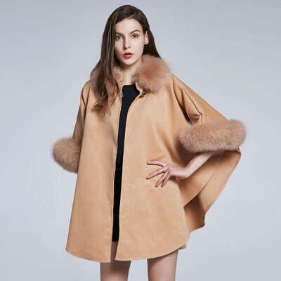 Women&39s Autumn Winter Shawl Fox Hair Collar Cashmere Design Real Fur Jacket Furry Jacket Solid Color Party Warm 2018 New
Women&39s Autumn Winter Shawl Fox Hair Collar Cashmere Design Real Fur Jacket Furry Jacket Solid Color Party Warm 2018 New