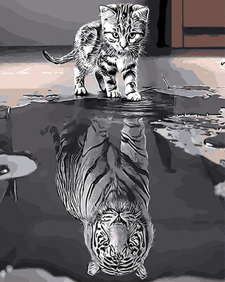 Funny Animals Oil Paintings Diy Paint by Numbers for Adults&Beginners - Cat Or Tiger
Funny Animals Oil Paintings Diy Paint by Numbers for Adults&Beginners - Cat Or Tiger
