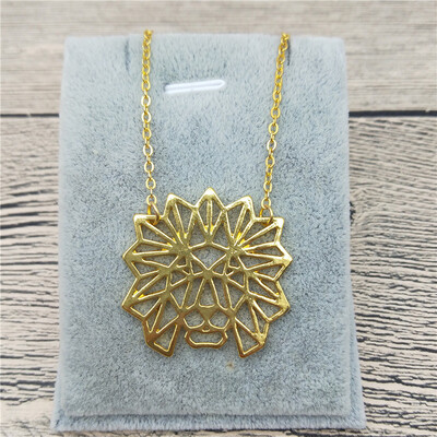 New Origami Lion Head Necklace Lion Head Charm Female Male Gift Necklace Fashion Women Jewellery Geometric Jewellery
New Origami Lion Head Necklace Lion Head Charm Female Male Gift Necklace Fashion Women Jewellery Geometric Jewellery