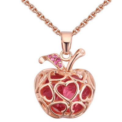 Apple Pendant Necklaces For Women Austria Crystal Vintage Fashion Jewelry Accessories High Quality Ladies Gift 27888
Apple Pendant Necklaces For Women Austria Crystal Vintage Fashion Jewelry Accessories High Quality Ladies Gift 27888