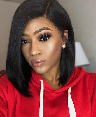 Side Part Bob Straight Lace Wig Pre-plucked Hairline Human Hair full lace wig for black women
Side Part Bob Straight Lace Wig Pre-plucked Hairline Human Hair full lace wig for black women