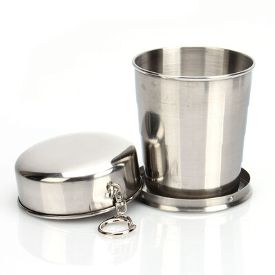 mymei Stainless Steel Portable Folding Travel Cup Mugs Keychain Telescopic Retractable
mymei Stainless Steel Portable Folding Travel Cup Mugs Keychain Telescopic Retractable