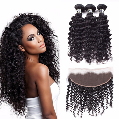 Amazing Star Deep Wave Malaysian Bundles with Frontal Virgin Human Hair Bundles with Pre Plucked Frontanl with Baby Hair Free Part
Amazing Star Deep Wave Malaysian Bundles with Frontal Virgin Human Hair Bundles with Pre Plucked Frontanl with Baby Hair Free Part