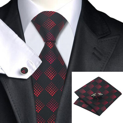 N-0231 Vogue Men Silk Tie Set Red Plaid Necktie Handkerchief Cufflinks Set Ties For Men Formal Wedding Business wholesale
N-0231 Vogue Men Silk Tie Set Red Plaid Necktie Handkerchief Cufflinks Set Ties For Men Formal Wedding Business wholesale