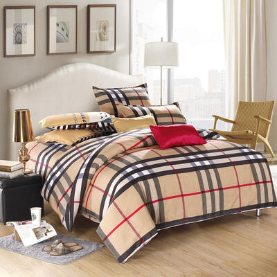 Classic Plaid 4PCS Bedding Set Bed Linen with Duvet Cover/ Bed Sheet/ Pillowcases Twin/Full/Queen Size
Classic Plaid 4PCS Bedding Set Bed Linen with Duvet Cover/ Bed Sheet/ Pillowcases Twin/Full/Queen Size