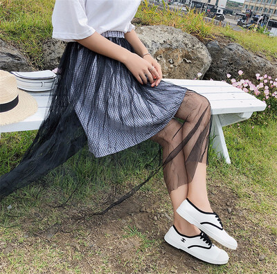 Elastic Waist Mesh Perspective Midi Skirts Women Elegant Sweet High Waist Party Kwaii Skirts Faldas Mujer Saias
Elastic Waist Mesh Perspective Midi Skirts Women Elegant Sweet High Waist Party Kwaii Skirts Faldas Mujer Saias