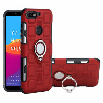 SHS Phone Case For Huawei Y7 2018Honor 7CEnjoy 8 Luxury Armor Ring Bracket Silicon TPU Lattice texture Protection
SHS Phone Case For Huawei Y7 2018Honor 7CEnjoy 8 Luxury Armor Ring Bracket Silicon TPU Lattice texture Protection
