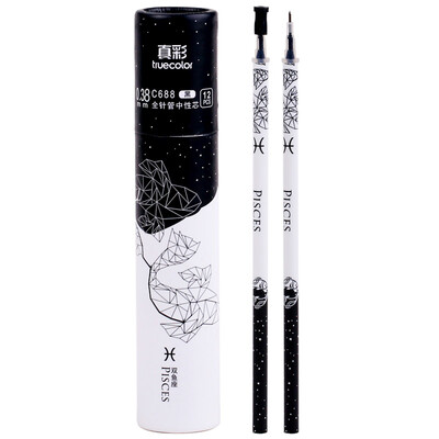 TRUECOLOR 038mm black needle head gel pen pen pen refill pen refill student office 12 constellation Union Pisces 12 box C688
TRUECOLOR 038mm black needle head gel pen pen pen refill pen refill student office 12 constellation Union Pisces 12 box C688
