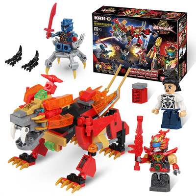 Audi Diamonds (AULDEY) armor warrior caught the scene three-dimensional fight children's building blocks toys lion lion will flames roar 187PCS
Audi Diamonds (AULDEY) armor warrior caught the scene three-dimensional fight children's building blocks toys lion lion will flames roar 187PCS