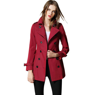 High Quality 2018 Spring Autumn Brand Design Women Trench Coat Double Breasted Casual Solid Elegant Female Overcoat Large Size
High Quality 2018 Spring Autumn Brand Design Women Trench Coat Double Breasted Casual Solid Elegant Female Overcoat Large Size