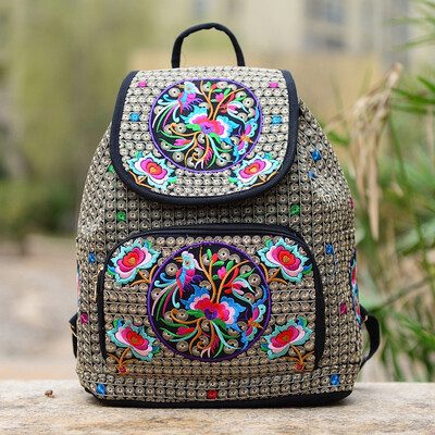 2018 New National Style Embroidered Backpack Embroidered Canvas Child Schoolbag for Younger Female travel Bag
2018 New National Style Embroidered Backpack Embroidered Canvas Child Schoolbag for Younger Female travel Bag