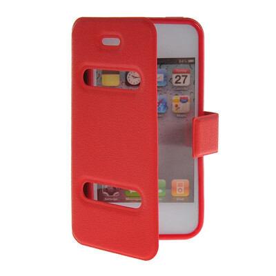 MOONCASE View Window Leather Side Flip Pouch Stand Shell Back ЧЕХОЛ ДЛЯ Apple iPhone 4 / 4S Red
MOONCASE View Window Leather Side Flip Pouch Stand Shell Back ЧЕХОЛ ДЛЯ Apple iPhone 4 / 4S Red