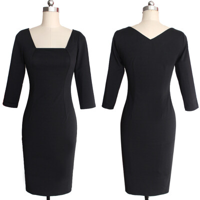 2016 New Sale Womens Elegant Tartan Square Neck Tunic Wear To Work Business Casual Party Stretch Pencil Sheath Dress
2016 New Sale Womens Elegant Tartan Square Neck Tunic Wear To Work Business Casual Party Stretch Pencil Sheath Dress