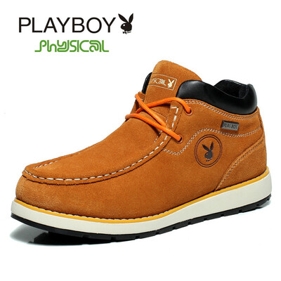 PLAYBOY brand,Warm leather winter boots with suede,Leisure with cotton,Male snow boots,High-top,Men's shoes
PLAYBOY brand,Warm leather winter boots with suede,Leisure with cotton,Male snow boots,High-top,Men's shoes