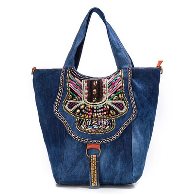 New brand Chinese denim women ethnic embroidery bag vintage Hmong handmade embroidered bag famous brand women shoulder bags
New brand Chinese denim women ethnic embroidery bag vintage Hmong handmade embroidered bag famous brand women shoulder bags