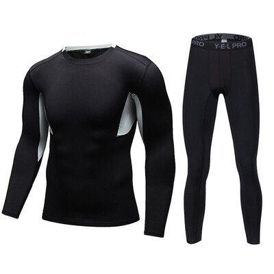 Quick dry running suitsportswear tight pantsT-shirt sports pants mens sportswear
Quick dry running suitsportswear tight pantsT-shirt sports pants mens sportswear