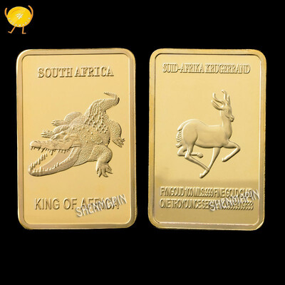 African Wildlife Elephant Crocodile Lion Orangutan Deer Gold Bark Lucky Animal Coin Animal Protection Commemorative Medal
African Wildlife Elephant Crocodile Lion Orangutan Deer Gold Bark Lucky Animal Coin Animal Protection Commemorative Medal