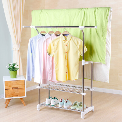 Mercure guest drying rack multi-function double pole drying rack removable drying rack floor stand MJ-8027B
Mercure guest drying rack multi-function double pole drying rack removable drying rack floor stand MJ-8027B