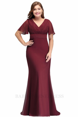 Sexy long Plus size evening dress Special Occasion 2018 New Arrival Formal Gown Elegant Maxi Fashion Burgundy Chiffon Dress
Sexy long Plus size evening dress Special Occasion 2018 New Arrival Formal Gown Elegant Maxi Fashion Burgundy Chiffon Dress