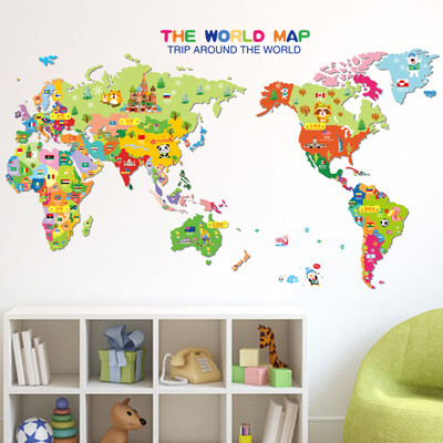 Inkfish wall stickers cartoon animal world map 3040cm 7550 Kindergarten wall stickers childrens room boys&girls bedroom dormitory living room wall removable environmentally friendly decorative stickers
Inkfish wall stickers cartoon animal world map 3040cm 7550 Kindergarten wall stickers childrens room boys&girls bedroom dormitory living room wall removable environmentally friendly decorative stickers