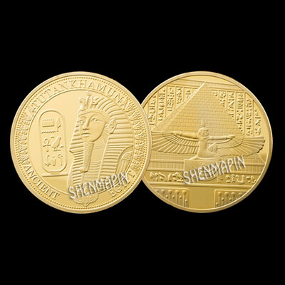 Ancient Egypt Sphinx&pharaoh Commemorative coins pyramidcoins religious beliefs souvenir home decoration collection gifts
Ancient Egypt Sphinx&pharaoh Commemorative coins pyramidcoins religious beliefs souvenir home decoration collection gifts