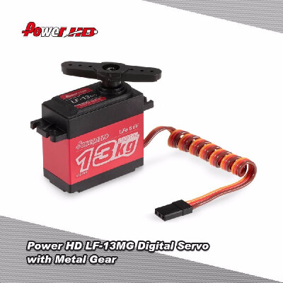 Power HD LF-13MG 13kg012s High Torque Digital Servo with Metal Gear for 110 18 RC Off-road Car Boat Crawler Buggy
Power HD LF-13MG 13kg012s High Torque Digital Servo with Metal Gear for 110 18 RC Off-road Car Boat Crawler Buggy