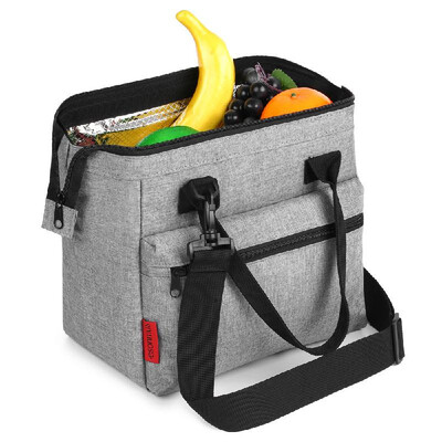 Esonmus Portable Leakproof Insulated Lunch Bag Heat Cool Insulation Baby Bottle Food Tote Bag with Detachable Shoulder StrapGrey
Esonmus Portable Leakproof Insulated Lunch Bag Heat Cool Insulation Baby Bottle Food Tote Bag with Detachable Shoulder StrapGrey